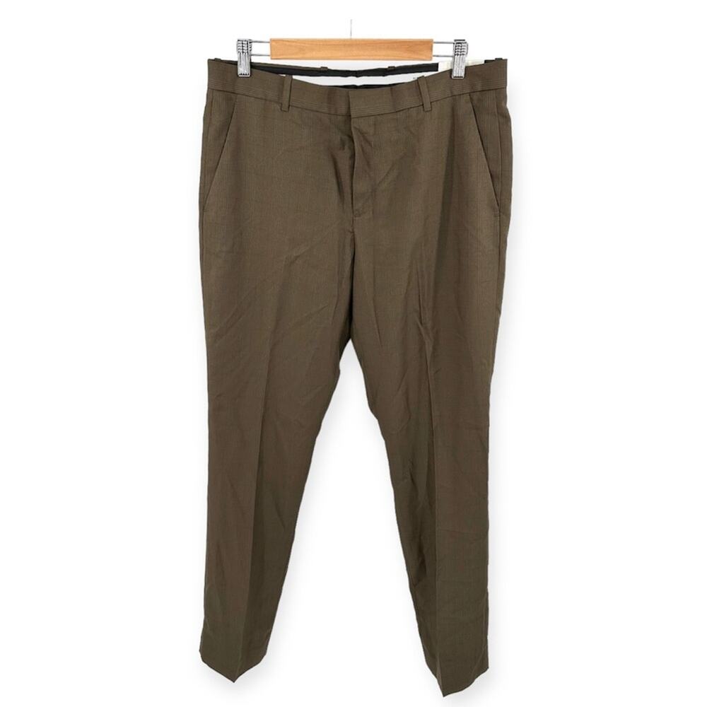 Perry Ellis Portfolio modern fit plaid dress pants Size 33x32